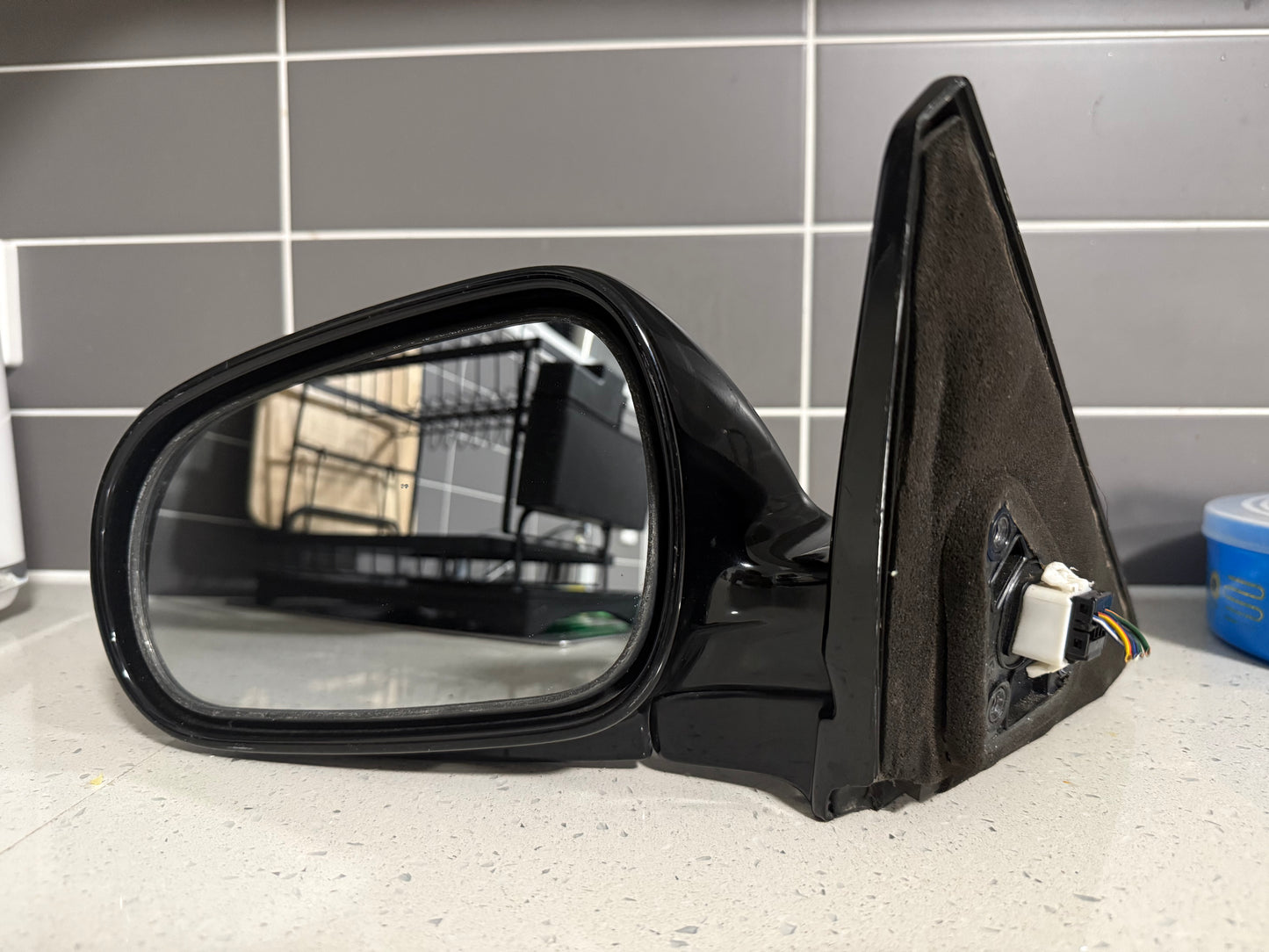 JDM Honda Civic EK9 Side Mirror (Left, 3-Pin, Black)