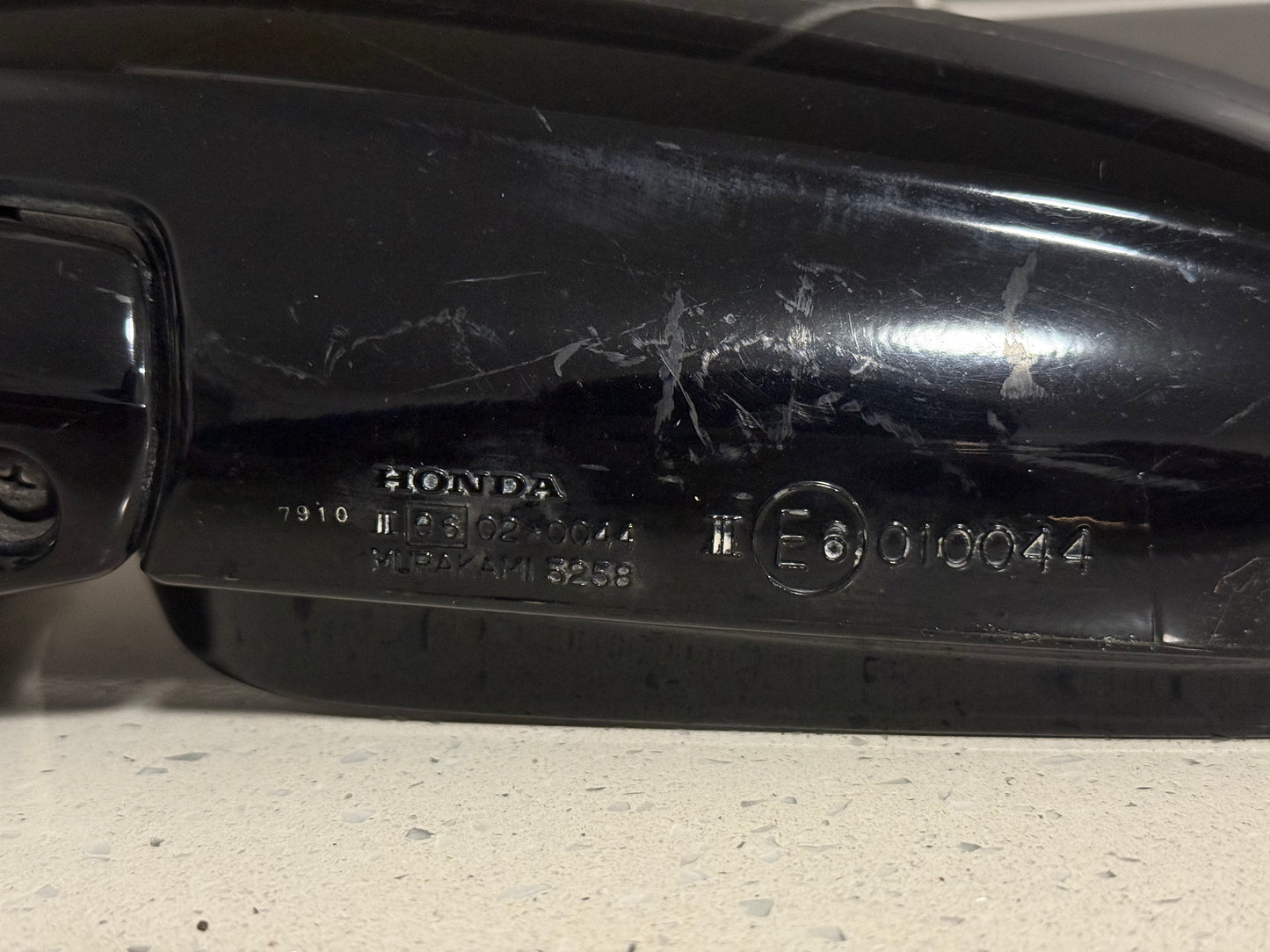 JDM Honda Civic EK9 Side Mirror (Left, 3-Pin, Black)